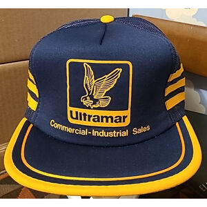 Blue and Yellow Men's Hat